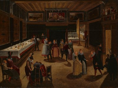 Celebrating Company in the Evening by Louis de Caullery